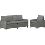  Set sofe 2 pcs Tamnosiva Baršun | shoptok.hr
