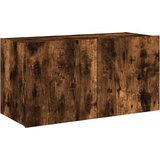  Zidni TV ormarić s LED svjetlima boja hrasta 80x35x41 cm | Eponuda.com