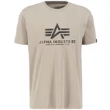 Alpha Industries Majica pesek / rjava
