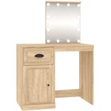  Toaletni stolić LED boja hrasta 90x50x132,5cm konstruirano drvo | shoptok.hr