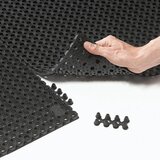 Notrax Predpražnik za prestrezanje umazanije, naluknjan, črna, DxŠ 1000 x 750 mm | Shoptok.si