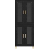  Highboard Crni hrast 69,5 x 34 x 180 cm Konstruirano drvo | shoptok.hr