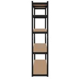 Rebel Metalna montazna polica crna 180x90x40cm RB-1251B | Eponuda.com