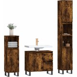  3-dijelni set kupaonskog namještaja boja hrasta drveni | shoptok.hr