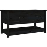  Stolić za kavu crni 102x49x55 cm od masivne borovine | shoptok.hr