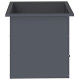  Vrtna posuda za sadnju s LED svjetlom 2 kom. Antracit - Antracit 50 x 50 x 48 cm 2 | shoptok.hr