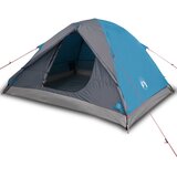 vidaXL Šotor za kampiranje za 3 osebe moder 240x217x120 cm 190T taft, (21070783) | Shoptok.si