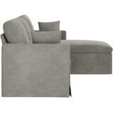 SOFA Svijetlo siva 198 x 134 x 80 cm Baršun | shoptok.hr