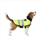 INF Reflective Pet Safety Vest — High-Visibility Polyester Dog & Cat Vest Yellow M, (5000214895) Cene