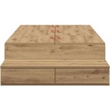  Postelja z dodatnim prostorom za shranjevanje Hrast Les 75 x 190 cm, (22103233) | Shoptok.si