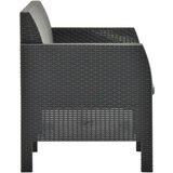  Garnitura 4-delna z blazinami pp antracitna | Shoptok.si