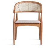 Hanah home vegas - natural natural dining table & chairs set (4 pieces) | ePonuda.com