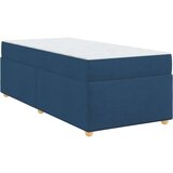  Konstrukcija postelje z vzmetnico Modra 91 x 200 cm blago, (5000069815) | Shoptok.si