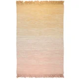 Nattiot Oranžno-rožnata pralna preproga 100x150 cm Kirthy - Nattiot