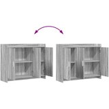 Kreveta Siva Sonoma 98,5 x 33 x 80 cm Konstruirano drvo | shoptok.hr