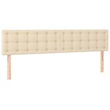  Krevet s oprugama i madracem krem 180x200 cm od tkanine | shoptok.hr