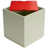 Hübsch Rdeča/svetlo zelena skrinja iz masivnega jesena 40x45 cm Vault – | Shoptok.si