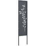  Privatnost u vrtu Antracit 32 x 140 cm Hladno valjana čelična | shoptok.hr