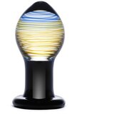 Gl&auml;s Galileo - stakleni analni dildo (crno-zlatni) cijene