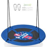  Dječja ljuljačka gnijezdo, drvena ljuljačka, viseća ljuljačka Ø 100 cm, plava raketa | shoptok.hr