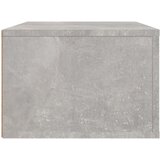 vidaXL Viseći TV ormarić siva boja betona 80x36x25cm konstruirano drvo | shoptok.hr