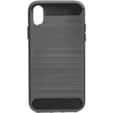  Gumijasti / gel etui Carbon za Apple iPhone XR (6.1") - črni Cene