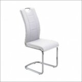 Arti trpezarijska stolica DC862 noge hrom / bela 580x430x980 mm 775-086 Cene