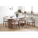 House Nordic Blagovaonski stol s pločom stola u mramornom dekoru 100x210 cm Athens – | shoptok.hr