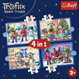 Trefl 4-u-1 slagalica – Pada snijeg kod ikova – 34657 | shoptok.hr