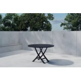 Venture Home Kenya okrugli vrtni blagovaonski stol ⌀120 cm, crni Cijene