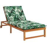  Jastučić za ležaljku GEMERT 100% poliester Uzorak lista - Uzorak lišća 190 x 80 x 9 cm Poliester | shoptok.hr