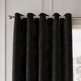 Hyperion Črne izolacijske zavese iz šenilje v kompletu 2 ks 229x183 cm Selene Luxury Chenille – u