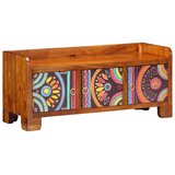  Ormar za cipele Šareni 90 x 35 x 40 cm Čvrsto drvo akacije | shoptok.hr