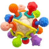 Woopie Baby mekana zvečarka 2u1, grizalo i senzorička igračka za dojenčad 0m+ | shoptok.hr