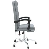  Uredski naslonjač od tkanine svjetlosivi | shoptok.hr
