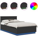  Krevetna konstrukcija Crna 120 x 190 cm Konstruirano drvo | Eponuda.com