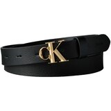Calvin Klein Jeans Pasovi Facet Ck Buckle Pebble Strap 25M Črna Cene