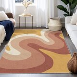 Mila Home Oker rumena/prašno rožnata pralna preproga 160x230 cm Strawberry Creamsicle – | Shoptok.si