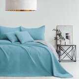 AmeliaHome Prekrivač Softa 170x270 cm, plava / siva | shoptok.hr