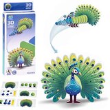  3D slagalica kartonski model šareni PAUN uradi sam DIY 18ele ZA5718 | shoptok.hr