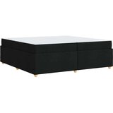  Konstrukcija postelje z vzmetnico Črna 200 x 200 cm blago | Shoptok.si