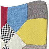 Stolica za ljuljanje s osloncem za noge patchwork od tkanine | shoptok.hr
