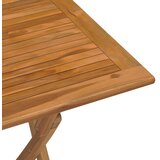  Sklopivi vrtni blagovaonski stol 90x60x75 cm masivna tikovina | shoptok.hr