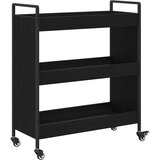  Kuhinjski kolica Crni hrast 70 x 30 x 82 cm Konstruirano drvo | shoptok.hr