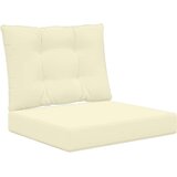  Zunanja blazina za kavč 2 pcs krema Poliester, (5000202419) Slike