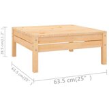  Vrtna sedežna garnitura 11-delna trdna borovina, (20676933) | Shoptok.si