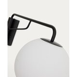 Kave Home Bijela/crna zidna lampa ø 20 cm Eilo – | shoptok.hr