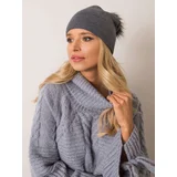 Fashion Hunters RUE PARIS Dark gray winter hat