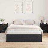 Krevet s ladicama Crni hrast 150 x 200 cm Konstruirano drvo | Eponuda.ba