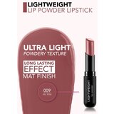 Flormar Lightweight Lip Powder Lipstick dugotrajni ruž za usne s mat efektom nijansa 009 Fall Rose 3 g | shoptok.hr